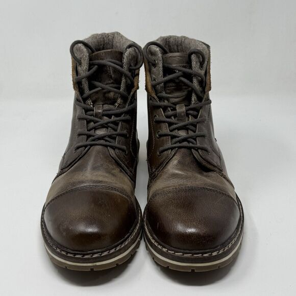 Outpost Makers Ramsey Chukka Boots Mens 10.5 Brown Leather Tweed Cap Toe main image 14